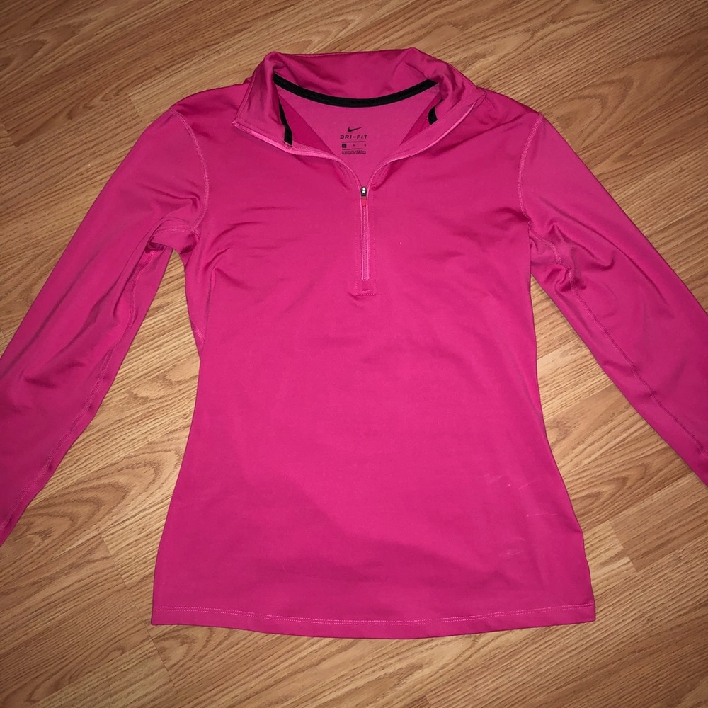 Large Pink Nike Running Pullover